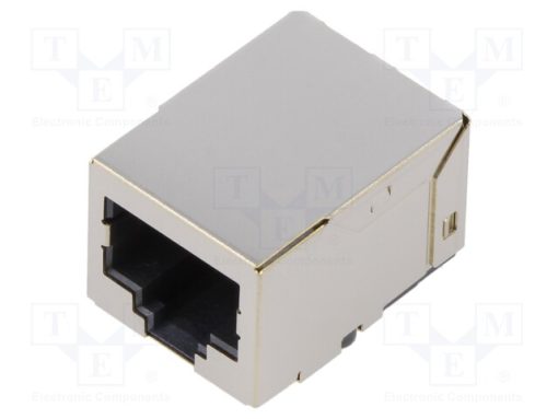 MTJ-88TX1-FS-M4-SMT_Πρίζα; RJ45; PIN: 8; θωρακισμένα; Διάγραμμα: 8p8c; THT; γωνιακός 90°