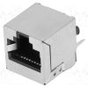 MHRJJ88NFVS_Πρίζα; RJ45; PIN: 8; θωρακισμένα; Διάγραμμα: 8p8c; THT; ευθύς