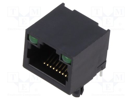 MTJ-88ARX1-LD_Πρίζα; RJ45; PIN: 8; με δίοδο LED; Διάγραμμα: 8p8c; THT