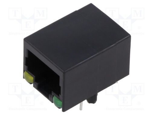 MTJ-88TX1-LG_Πρίζα; RJ45; PIN: 8; με δίοδο LED; Διάγραμμα: 8p8c; THT