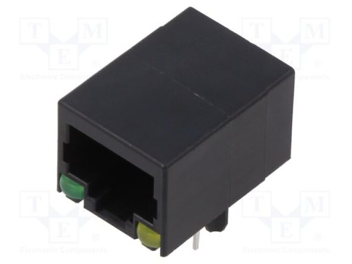 MTJ-88TX1-LH_Πρίζα; RJ45; PIN: 8; με δίοδο LED; Διάγραμμα: 8p8c; THT