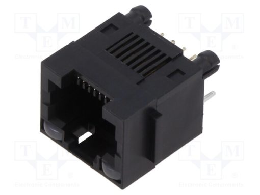 MTJ-88DX1-LP_Πρίζα; RJ45; PIN: 8; με δίοδο LED; Διάγραμμα: 8p8c; THT; ευθύς