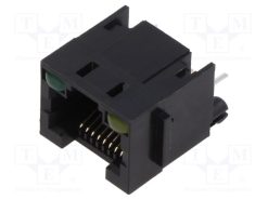 MTJ-88DX1-LH_Πρίζα; RJ45; PIN: 8; με δίοδο LED; Διάγραμμα: 8p8c; THT; ευθύς