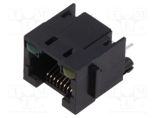 MTJ-88DX1-LH_Πρίζα; RJ45; PIN: 8; με δίοδο LED; Διάγραμμα: 8p8c; THT; ευθύς