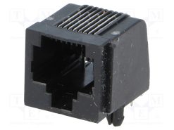 5520251-4_Πρίζα; RJ45; PIN: 8; με εμπλοκή τερματικού πίνακα; Διάγραμμα: 8p8c