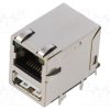 MTJ-USB-88JX1-FS-PG-LH-M41C_Πρίζα; RJ45 + USB A; PIN: 8; θωρακισμένα