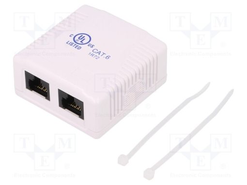 NP0072_Πρίζα; RJ45; Κατ: 6; χωρίς θωράκιση