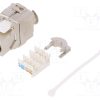 NK4016_Πρίζα; RJ45; Κατ: 6a; θωρακισμένα