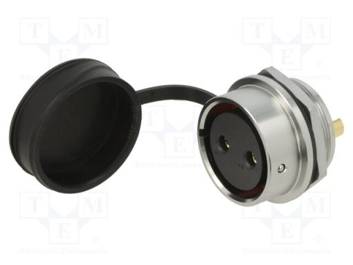 SA2812/S2S-1_Πρίζα; SA28; θηλυκά; PIN: 2; IP67; 50A; κόλληση; 500V; 10mm2; -40÷85°C