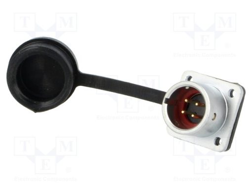 SF1213/P4_Πρίζα; SF12; αρσενικά; PIN: 4; IP67; 5A; κόλληση; 200V; 0