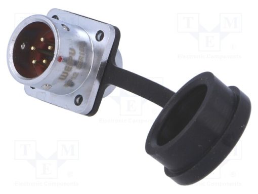 SF1213/P5_Πρίζα; SF12; αρσενικά; PIN: 5; IP67; 5A; κόλληση; 180V; 0