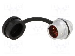 SF1212/P5_Πρίζα; SF12; αρσενικά; PIN: 5; IP67; 5A; κόλληση; 180V; 0