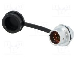 SF1212/P9_Πρίζα; SF12; αρσενικά; PIN: 9; IP67; 3A; κόλληση; 125V; 0