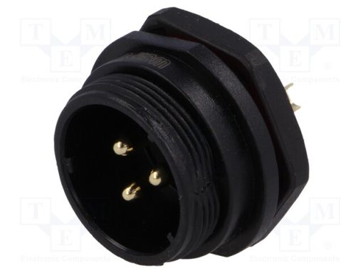 SP2112/P3-1N_Πρίζα; SP21; αρσενικά; PIN: 3; IP68; 30A; κόλληση; 500V; 4mm2