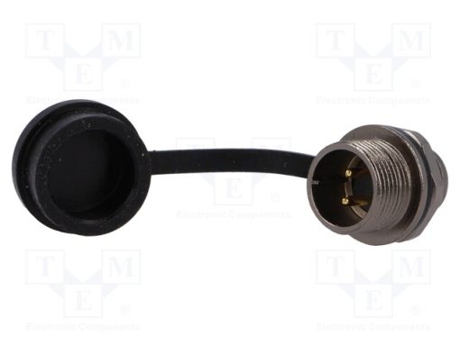 ST1212/P2_Πρίζα; ST12; αρσενικά; PIN: 2; IP67; 13A; κόλληση; 250V; 2mm2