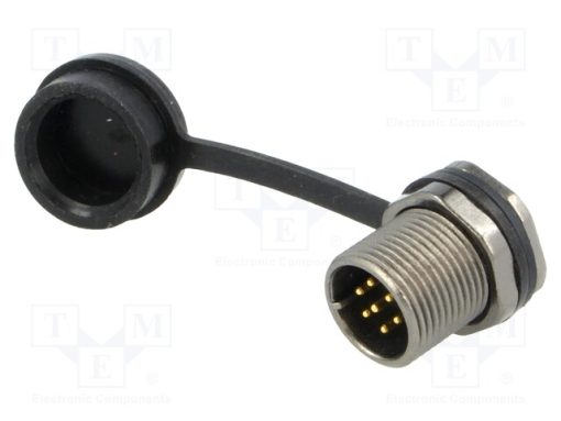 ST1213/P7_Πρίζα; ST12; αρσενικά; PIN: 7; IP67; 5A; κόλληση; 125V; 0