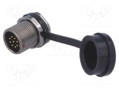 ST1213/P9_Πρίζα; ST12; αρσενικά; PIN: 9; IP67; 3A; κόλληση; 125V; 0