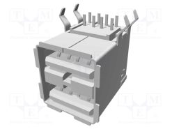 5787745-2_Πρίζα; USB A; THT; γωνιακός 90°; διπλή; Επίχρυση