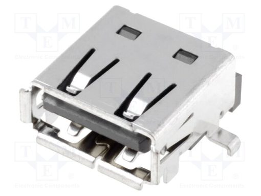 UBA-4R-S14HD-4S (LF)(SN)_Πρίζα; USB A; για PCB; SMT; PIN: 4; οριζόντια; USB 2.0; Επίχρυση