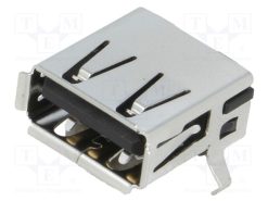 292303-1_Πρίζα; USB A; για PCB; THT; PIN: 4; γωνιακός 90°