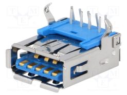 DS1095-05-LNR0_Πρίζα; USB A; για PCB; THT; γωνιακός 90°; USB 3.0; Επίχρυση