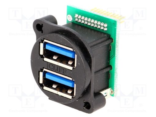 CP30097_Πρίζα; USB A; για πίνακα