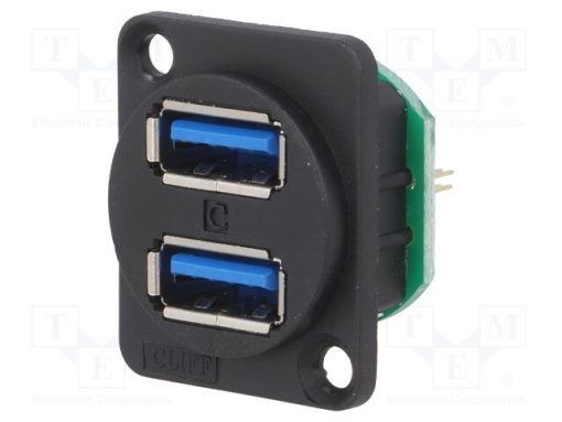 CP30105_Πρίζα; USB A; για πίνακα