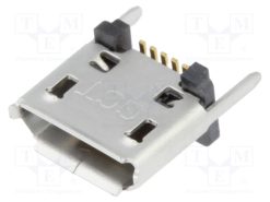 USB3140-30-0230-1-C_Πρίζα; USB B micro; SMT; PIN: 5; κάθετη; USB 2.0; 1