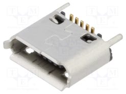 USB3160-30-0170-1-C_Πρίζα; USB B micro; SMT; PIN: 5; κάθετη; USB 2.0; 1