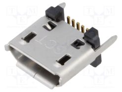 USB3140-30-0170-1-C_Πρίζα; USB B micro; SMT; PIN: 5; κάθετη; USB 2.0; 1