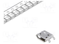 476420001_Πρίζα; USB B micro; για PCB; SMT; PIN: 5; οριζόντια; USB 2.0