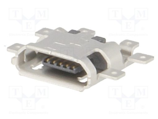 474910001_Πρίζα; USB B micro; για PCB; SMT; PIN: 5; οριζόντια; USB 2.0; ρολό