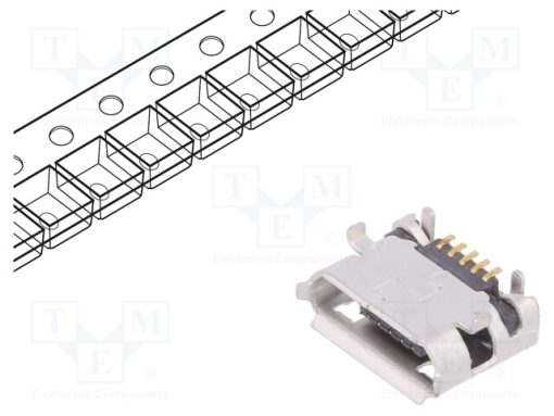 10118194-0001LF_Πρίζα; USB B micro; για PCB; SMT