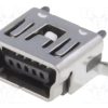 MUSB-B5-S-VT-TSMT-1_Πρίζα; USB B mini; SMT; κάθετη; USB 2.0; Επίχρυση