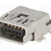 548190572_Πρίζα; USB B mini; για PCB; SMT; PIN: 5; οριζόντια