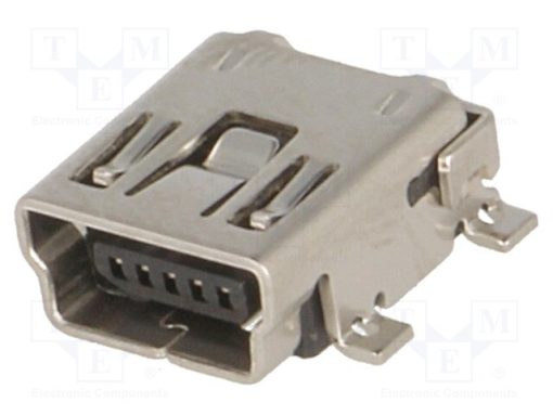 1734035-2_Πρίζα; USB B mini; για PCB; SMT; PIN: 5; οριζόντια; καρούλι