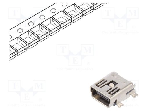 10033526-N3212MLF_Πρίζα; USB B mini; για PCB; SMT