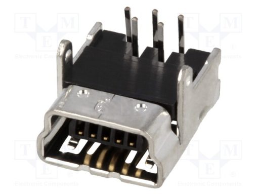 UB-M5BR-DM14-4D (LF)(SN)(L)_Πρίζα; USB B mini; για PCB; THT; PIN: 5; γωνιακός 90°; USB 2.0; ρολό