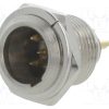 MXLR-4W-C_Πρίζα; XLR mini; αρσενικά; PIN: 4; κόλληση; Ø11mm