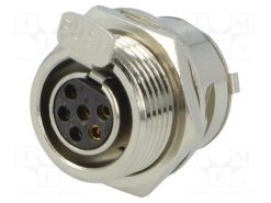 AG6FCE_Πρίζα; XLR mini; θηλυκά; PIN: 6; κόλληση; 1