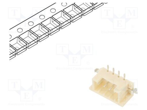 DF3EA-4P-2V(21)_Πρίζα; αγωγού-αγωγού / πλακέτας; αρσενικά; DF3; 2mm; PIN: 4; SMT