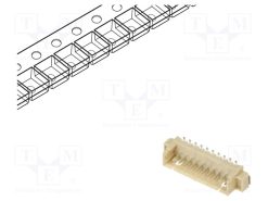 125SH-B-10-TS-SMT-T/R_Πρίζα; αγωγού-πλακέτας; αρσενικά; 1