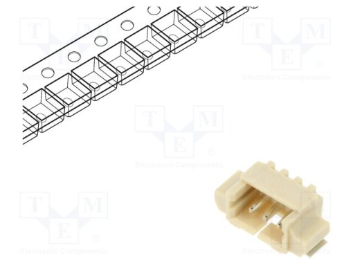 125SH-B-03-TR-SMT-T/R_Πρίζα; αγωγού-πλακέτας; αρσενικά; 1