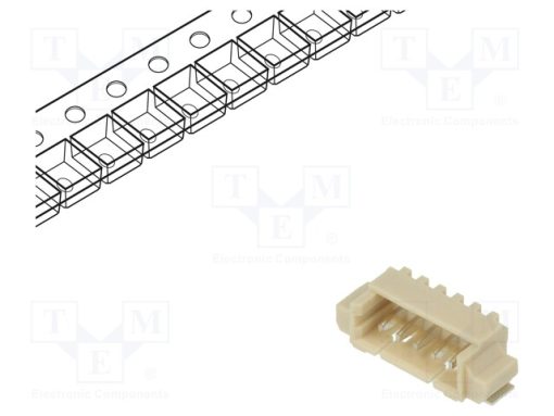 125SH-B-05-TR-SMT-T/R_Πρίζα; αγωγού-πλακέτας; αρσενικά; 1