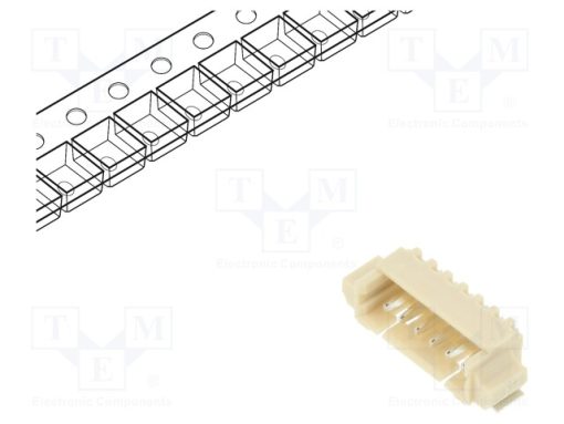 125SH-B-06-TR-SMT-T/R_Πρίζα; αγωγού-πλακέτας; αρσενικά; 1