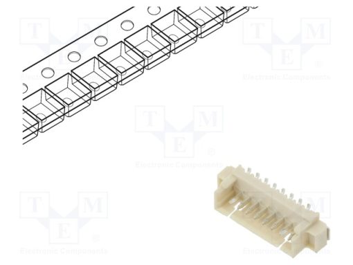 125SH-B-08-TS-SMT-T/R_Πρίζα; αγωγού-πλακέτας; αρσενικά; 1