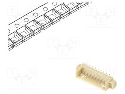 125SH-B-09-TS-SMT-T/R_Πρίζα; αγωγού-πλακέτας; αρσενικά; 1