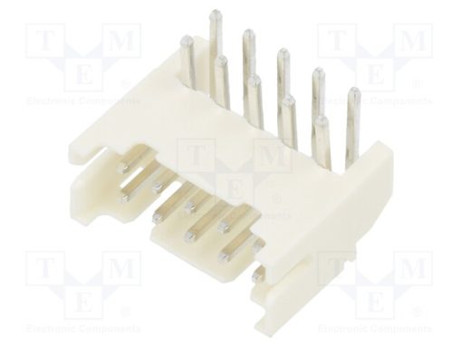 2SHD-C-10-TR_Πρίζα; αγωγού-πλακέτας; αρσενικά; 2mm; PIN: 10; THT; 100V; 2A