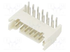 2SHD-C-14-TR_Πρίζα; αγωγού-πλακέτας; αρσενικά; 2mm; PIN: 14; THT; 100V; 2A