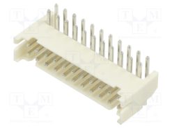 2SHD-C-22-TR_Πρίζα; αγωγού-πλακέτας; αρσενικά; 2mm; PIN: 22; THT; 100V; 2A